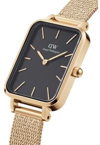 Daniel Wellington zegarek Quadro 20X26 damski kolor złoty. Kolor: złoty. Materiał: materiał #2