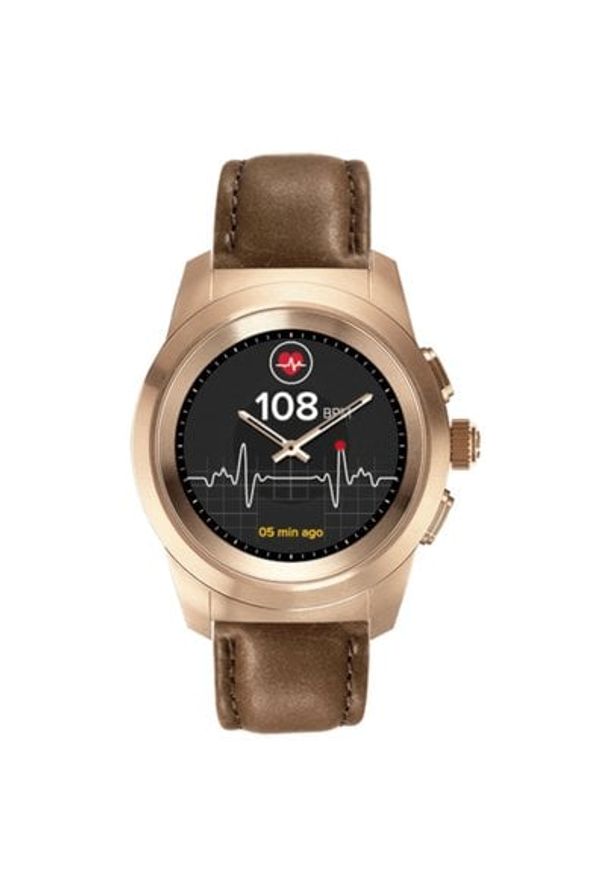 Smartwatch MYKRONOZ ZeTime Premium Regular Złoto-brązowy. Rodzaj zegarka: smartwatch. Kolor: brązowy, wielokolorowy, złoty