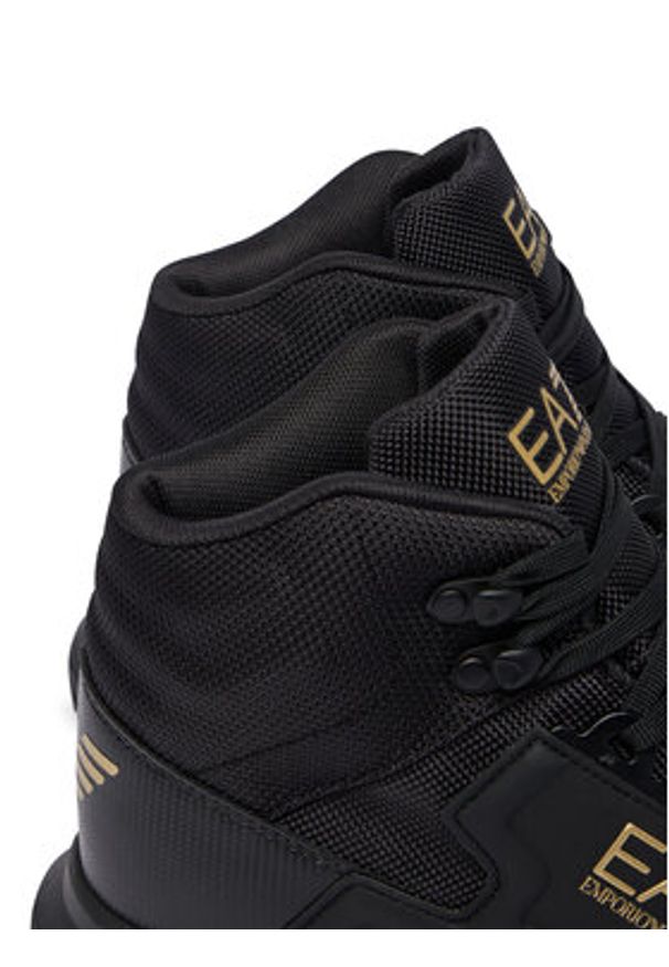 EA7 Emporio Armani Sneakersy 7X000340 AF18615 MC139 Czarny. Kolor: czarny. Materiał: materiał
