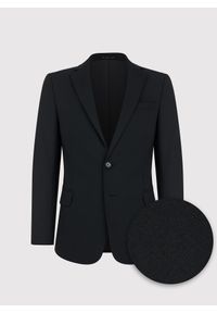 Pako Lorente - PAKO LORENTE – Marynarka garniturowa w kolorze czarnym. Kolor: czarny. Materiał: wełna. Styl: klasyczny #7