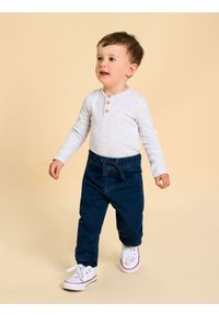 Sinsay - Spodnie jeansowe - niebieski. Kolor: niebieski #1