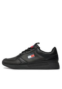 Tommy Jeans Sneakersy Tommy Jeans Flexi Runner EM0EM01409 Czarny. Kolor: czarny. Materiał: materiał #5