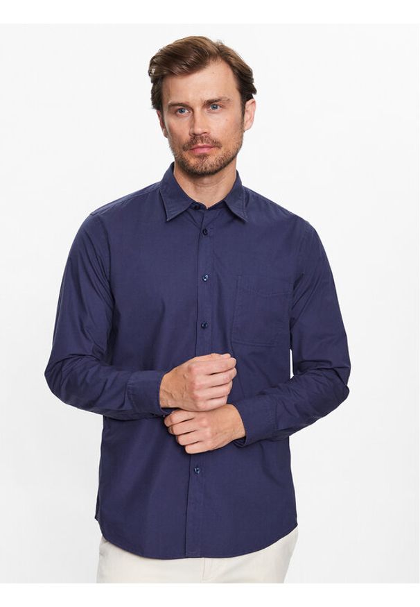 BOSS - Boss Koszula 50489319 Niebieski Regular Fit. Kolor: niebieski. Materiał: bawełna
