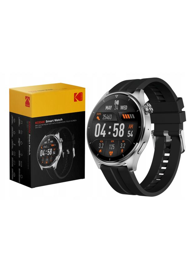 Zegarek Smartwatch Ip67 Gps Tętno Saturacja 10 Dni Czuwania / Kodak Sw-7202. Rodzaj zegarka: smartwatch