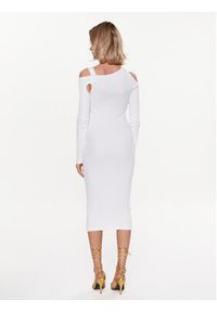 Versace Jeans Couture Sukienka codzienna 74HAO977 Biały Slim Fit. Okazja: na co dzień. Kolor: biały. Materiał: bawełna. Typ sukienki: proste. Styl: casual #3