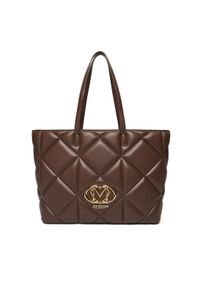 Love Moschino - LOVE MOSCHINO Torebka JC4120PP0NLC0313 Brązowy. Kolor: brązowy. Materiał: skórzane