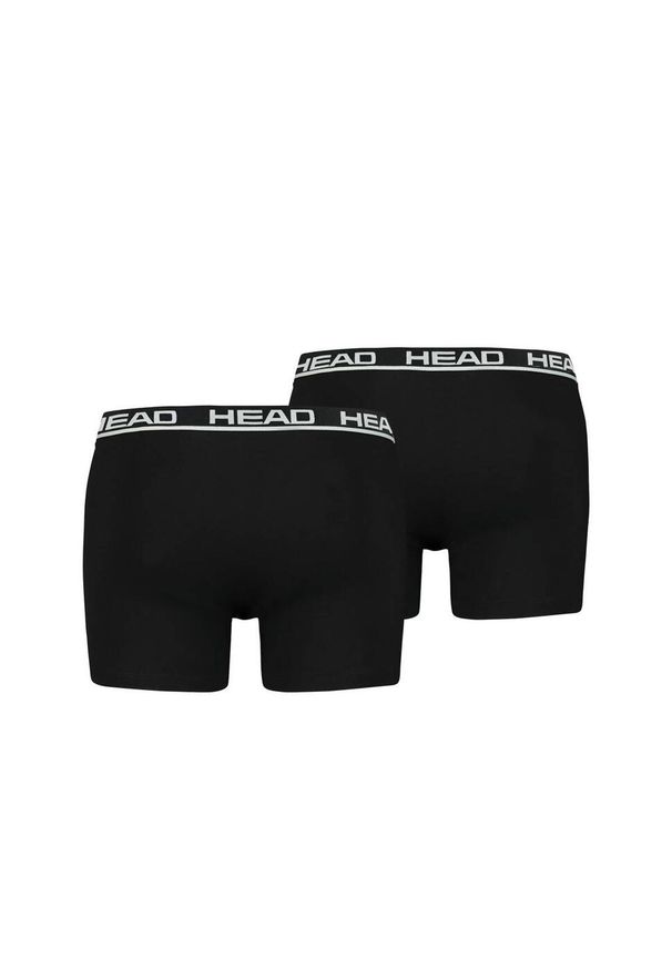 Bokserki męskie Head Basic Boxer 2 Pack. Kolor: wielokolorowy, czarny