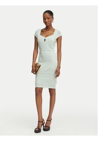 Guess Sukienka dzianinowa W6GK21 Z0603 Zielony jasny Regular Fit. Kolor: zielony. Materiał: syntetyk #4
