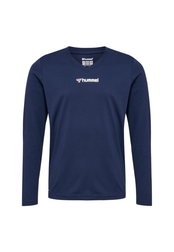Dziecięca koszulka z długim rękawem Hummel BL Essential. Kolor: niebieski. Długość rękawa: długi rękaw. Długość: długie. Sport: piłka ręczna