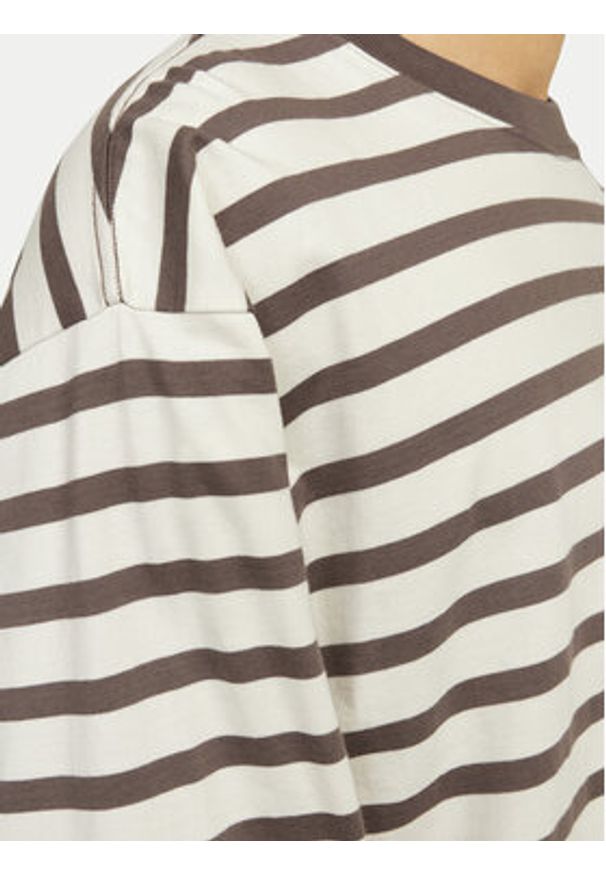 Jack & Jones Longsleeve Islington 12273202 Beżowy Loose Fit. Kolor: beżowy. Materiał: bawełna. Długość rękawa: długi rękaw