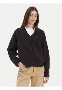 Adidas - adidas Kardigan Future Icons 3-Stripes KB5233 Czarny Loose Fit. Kolor: czarny. Materiał: syntetyk #1