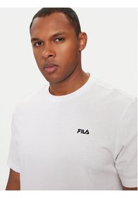 Fila T-Shirt Berloz FAM0340 Biały Regular Fit. Kolor: biały. Materiał: bawełna #3