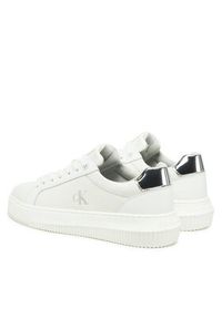 Calvin Klein Jeans Sneakersy Chunky Cupsole Low Mg YW0YW01769 Biały. Kolor: biały. Materiał: skóra #4