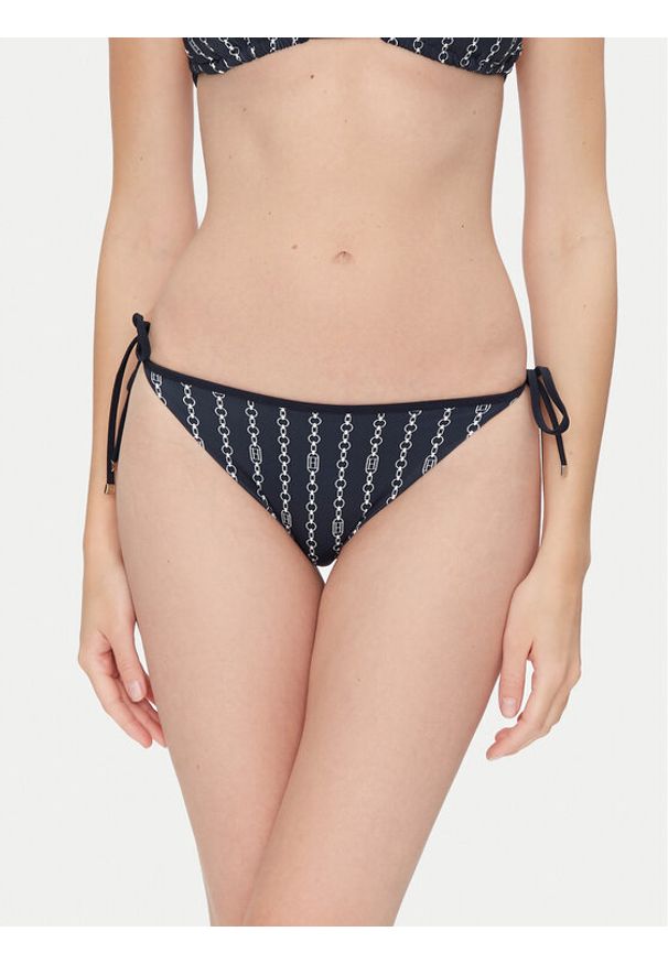TOMMY HILFIGER - Tommy Hilfiger Dół od bikini UW0UW05316 Granatowy. Kolor: niebieski. Materiał: syntetyk