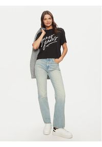 Guess Jeans T-Shirt W4BI54 K8HM0 Czarny Boxy Fit. Kolor: czarny. Materiał: bawełna #4