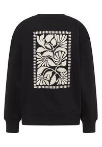 Mustang Bluza Burley 1016772 Czarny Oversize. Kolor: czarny. Materiał: bawełna #2