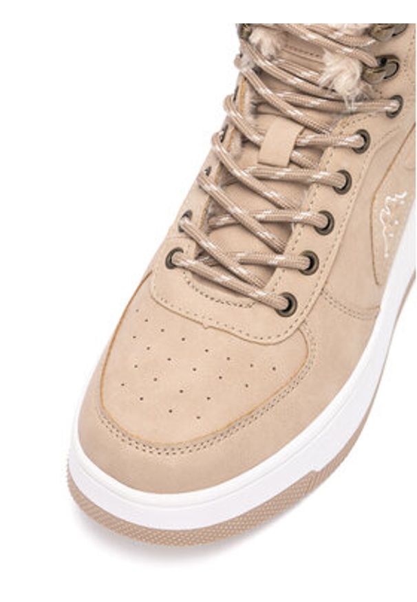 Kappa Sneakersy VSKA007 Beżowy. Kolor: beżowy. Materiał: skóra