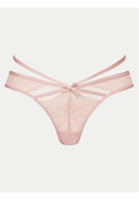 Hunkemöller Komplet 3 par stringów 301423 Różowy. Kolor: różowy. Materiał: syntetyk #4