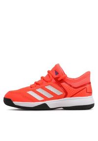 Adidas - adidas Buty Ubersonic 4 Kids Shoes HP9698 Pomarańczowy. Kolor: pomarańczowy. Materiał: materiał