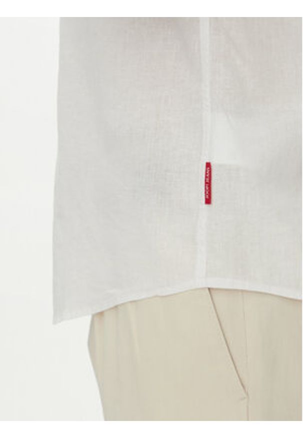 JOOP! Jeans Koszula 15 JJSH-92Hanson2K-W 30045977 Biały Regular Fit. Kolor: biały. Materiał: bawełna, len