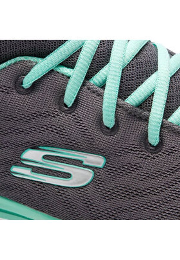 skechers - Skechers Sneakersy Get Connected 12615/CCGR Szary. Kolor: szary. Materiał: materiał