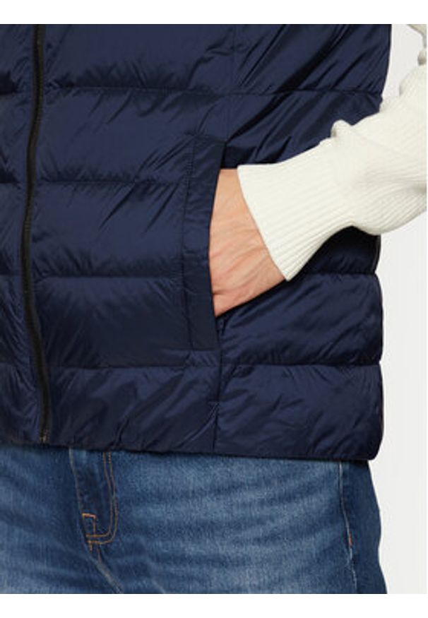 Tommy Jeans Bezrękawnik DM0DM20663 Granatowy Regular Fit. Kolor: niebieski. Materiał: syntetyk. Długość rękawa: bez rękawów