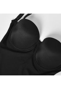 Intica - Body push-up modelujące sylwetkę Sooji. Kolor: czarny. Materiał: materiał. Wzór: gładki #4