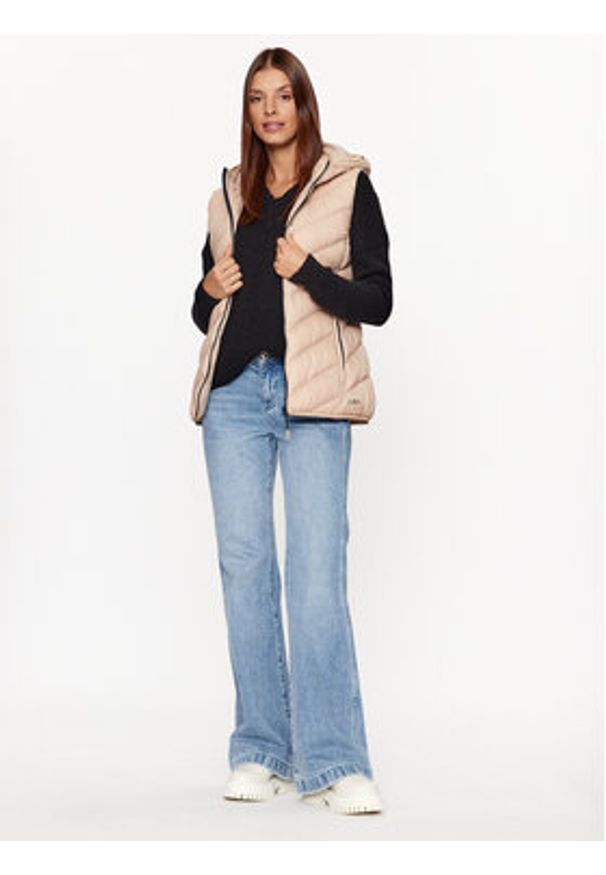 CMP Bezrękawnik 33K1676 Beżowy Regular Fit. Kolor: beżowy. Materiał: syntetyk. Długość rękawa: bez rękawów