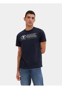 Tom Tailor T-Shirt 1035611 Niebieski Regular Fit. Kolor: niebieski. Materiał: bawełna