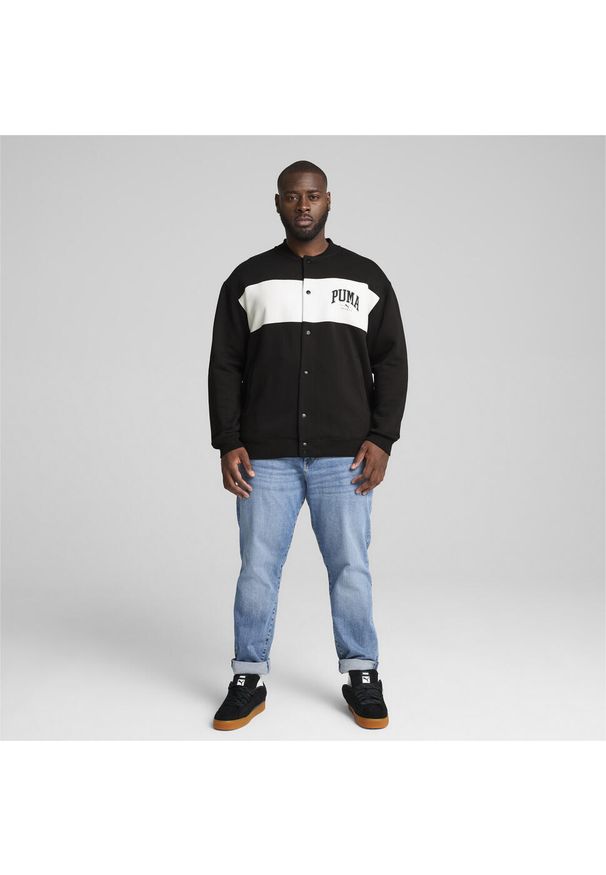 Puma - Męska kurtka bomberka PUMA SQUAD PUMA Black. Kolor: czarny