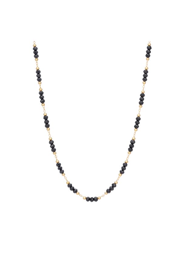 W.KRUK Unikalny Naszyjnik - mosiądz, Spinel - PTV/NF061Z. Materiał: z mosiądzu. Kamień szlachetny: spinel