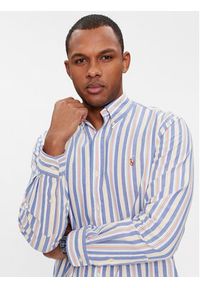 Polo Ralph Lauren Koszula 710928920003 Niebieski Custom Fit. Typ kołnierza: polo. Kolor: niebieski. Materiał: bawełna #5
