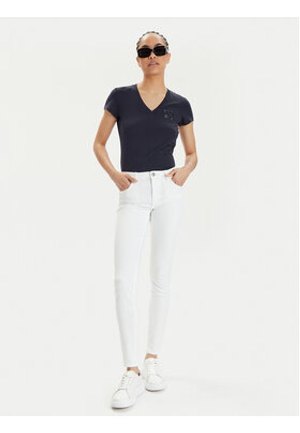 Armani Exchange Jeansy 8NYJ01 Y3TAZ 0102 Biały Slim Fit. Kolor: biały