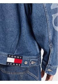 Tommy Jeans Kurtka jeansowa DM0DM15614 Niebieski Oversize. Kolor: niebieski. Materiał: bawełna