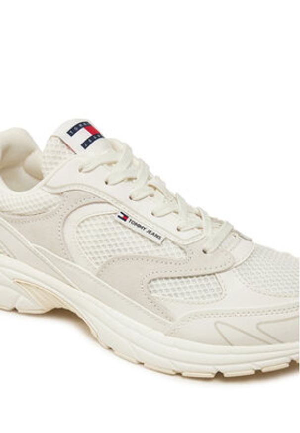 Tommy Jeans Sneakersy The Coney EM0EM01520 Écru. Materiał: materiał