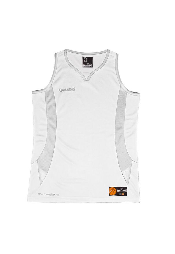 SPALDING - Damski jersey Spalding Jam. Kolor: wielokolorowy, szary, biały. Materiał: jersey. Sport: koszykówka