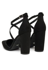 DeeZee Czółenka AN-5899-A7 Czarny. Kolor: czarny. Materiał: materiał #7