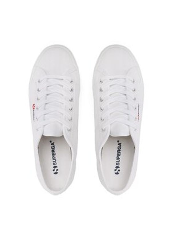 Superga Tenisówki 2790 Cotw Linea Up And Down S9111LW Biały. Kolor: biały. Materiał: materiał