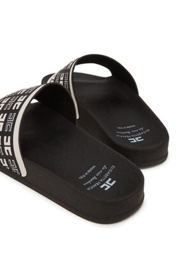 Elisabetta Franchi Klapki F4-A0E-0313 Czarny. Kolor: czarny