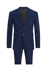Jack & Jones Garnitur Franco 12181339 Granatowy Super Slim Fit. Kolor: niebieski. Materiał: syntetyk #8