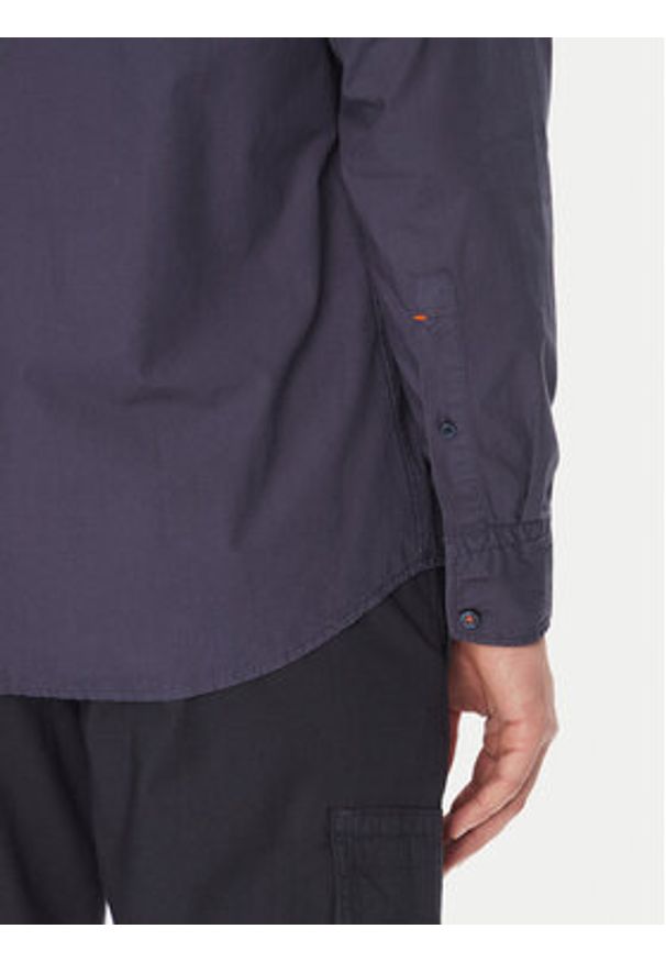 BOSS - Boss Koszula Relegant 50518304 Granatowy Regular Fit. Kolor: niebieski. Materiał: bawełna