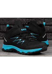 Hi-tec - Buty dziecięce młodzieżowe zimowe HI-TEC TRAIL EXPLORER MID. Okazja: na co dzień. Kolor: niebieski, czarny, wielokolorowy. Sezon: zima