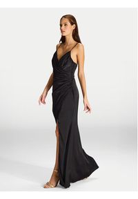 Hey Kyla Sukienka wieczorowa 5AI075HK Czarny Slim Fit. Kolor: czarny. Materiał: satyna, syntetyk. Styl: wizytowy #6