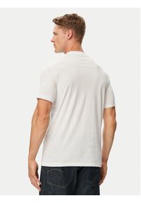 Karl Lagerfeld - KARL LAGERFELD T-Shirt 755026 563224 Biały Regular Fit. Typ kołnierza: dekolt w karo. Kolor: biały. Materiał: bawełna #3