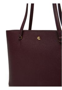 Lauren Ralph Lauren - LAUREN RALPH LAUREN Torebka 431924351014 Bordowy. Kolor: czerwony. Materiał: skórzane