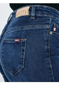 Big-Star - Jeansy damskie skinny niebieskie Adela 358. Kolor: niebieski. Styl: klasyczny #7