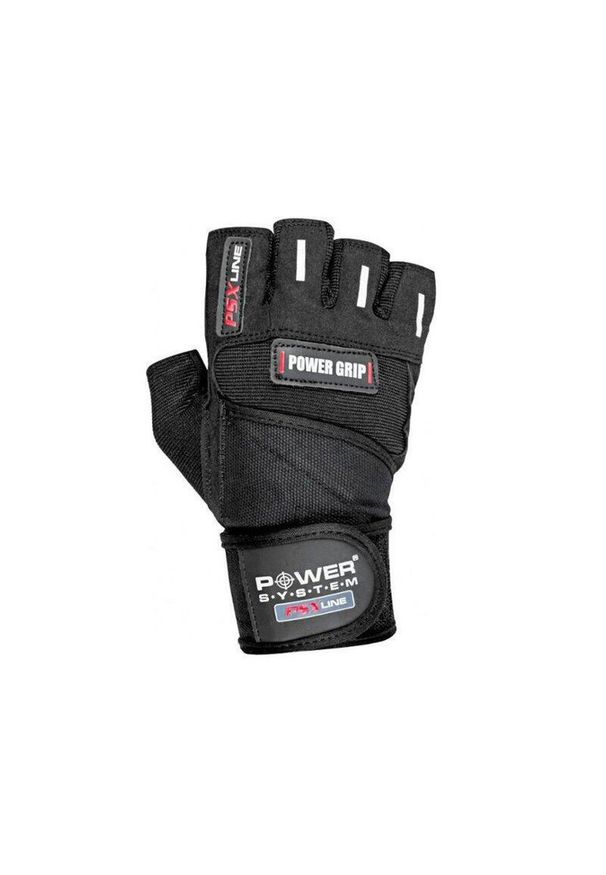 POWER SYSTEM - Rękawice treningowe Power System Power Grip 280. Kolor: czarny. Sport: fitness