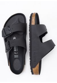 Birkenstock Arizona BF Klapki unisex czarne. Okazja: na co dzień. Kolor: czarny. Materiał: materiał. Wzór: paski. Styl: casual, klasyczny, elegancki #2