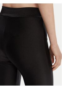 Just Cavalli Legginsy 79PAC1C1 J0108 Czarny Flare Fit. Kolor: czarny. Materiał: bawełna #4