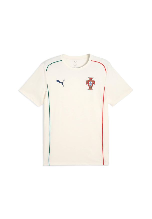 Puma - Koszulka Portugalia 2025/26. Kolor: beżowy. Sport: piłka nożna